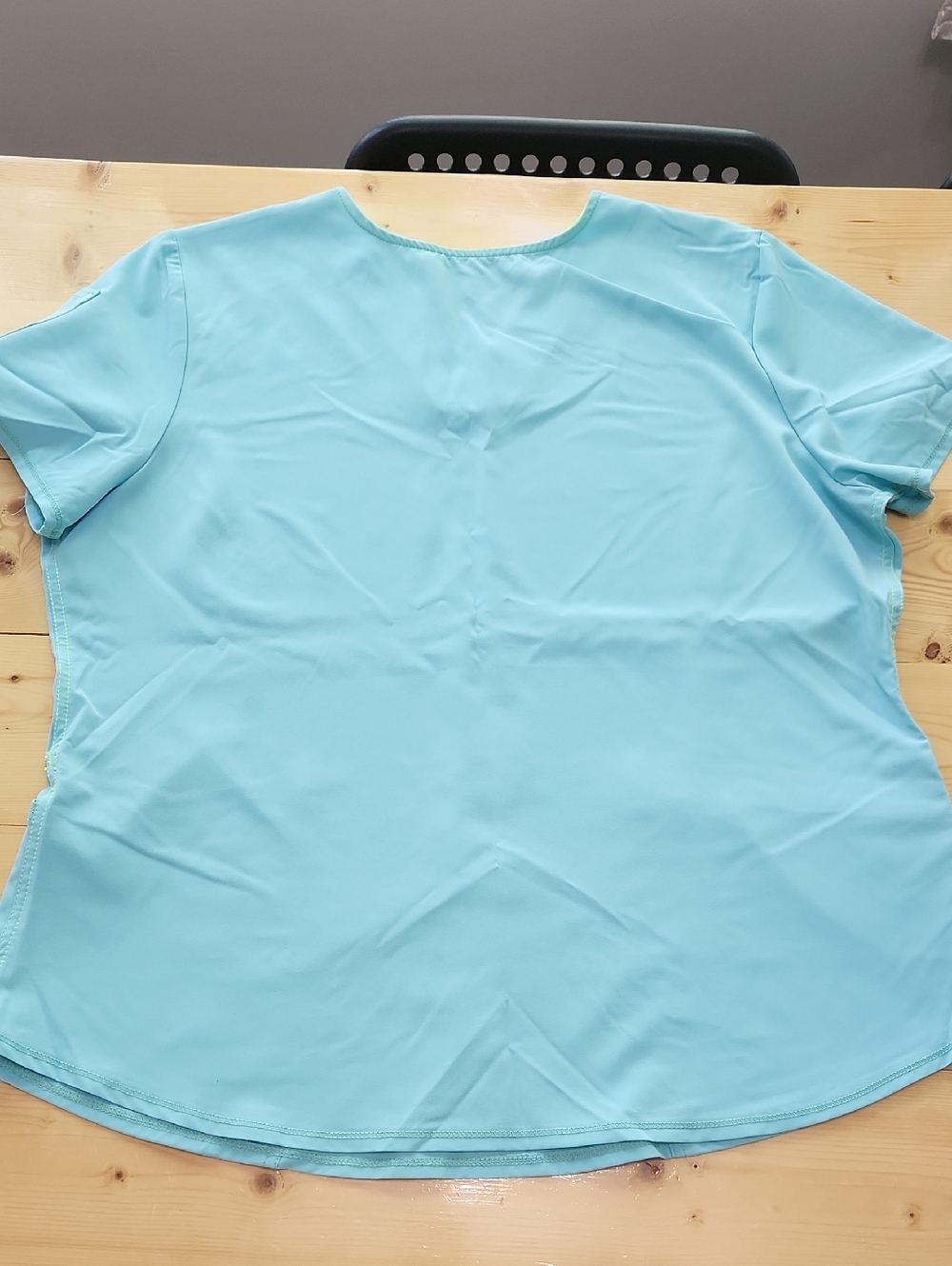 Scrubstar Women’s V-Neck Medical Scrub Top Seafoam XL - Picture 12 of 15